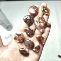 Pierre d'agate de feu Agate de feu naturelle cadeau personnalisé pierre d'agate de feu mexicaine cabine mexicaine pierre de gros