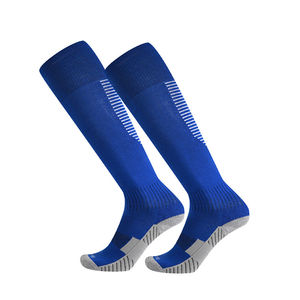 Chaussettes de football au genou en coton spandex à conception personnalisée Chaussettes de basket-ball pour hommes Chaussettes de football sportives respirantes de qualité - Product Image 6