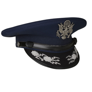 Gorra DE LA Fuerza Aérea Unisex al por mayor para conductores y conductores logotipo personalizado accesorios de tela genuina para adultos - Product Image 1