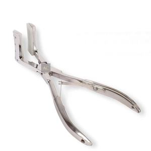 Alicates de presión para extensiones de cabello con cinta adhesiva con logotipo personalizado de alta calidad, herramientas de extensión de cabello de acero inoxidable - Product Image 1