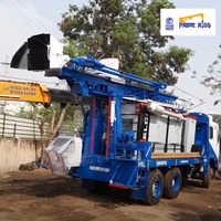 Machine de forage de puits d'eau montée sur camion PRL Diesel d'occasion, 300 mètres, avec système de forage DTH et rotatif, haute productivité