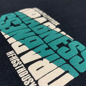 เสื้อยืดซักของผู้ชายผ้าฝ้าย100% 240GSM โอเวอร์ไซส์ลายพิมพ์ลายตามสั่งลายกราฟิกแบบกำหนดเอง - Product Image 5