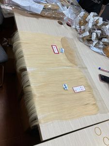 100% ใสสำหรับวิกผมสีบลอนด์13x4 13X6 HD ผมเรมี่ผมธรรมชาติแบบคู่ - Product Image 4