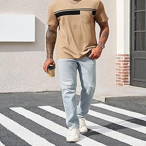 160 Gsm Men's White Wholesale OEM Logo Blank Customize Plain Blank 100% Cotton <b>Short</b> <b>Sleeve</b> t <b>Shirts</b> - Product Image 5