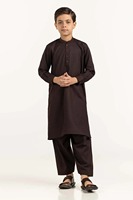 Shalwar Kameez élégant pour garçons et adultes, tenue de fête traditionnelle d'hiver, broderie de haute qualité, recyclé