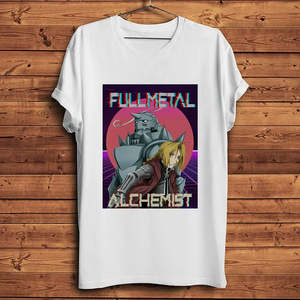 T-shirt de fitness 100 % coton Fullmetal Alchemist Alphonse Elric, motif uni, jersey compressé, modèle imprimé - Product Image 5
