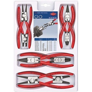 8-Piece Circlip <b>Pliers</b> <b>Set</b> SB Hole Pattern 10-60 mm for KNIPEX - Product Image 1