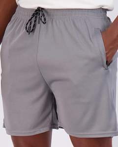 Pantalones cortos de gimnasio de entrenamiento atlético de verano de 5 pulgadas para hombre, chándales hasta la rodilla con estampado de malla de secado rápido y bolsillos con cremallera - Product Image 5