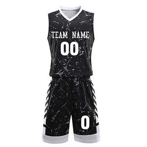 Nuevas camisetas de baloncesto para hombres, uniforme de baloncesto sin mangas, 2 piezas, chaleco, pantalones cortos, sublimación, gradiente, conjuntos de camisetas de baloncesto - Product Image 2