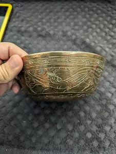 Unique India Handcrafted <b>Metal</b> <b>Bowl</b> for Table Settings & Decoration Classic Timeless Appeal Available <b>Bowl</b> at Bulk Export Price - Product Image 2