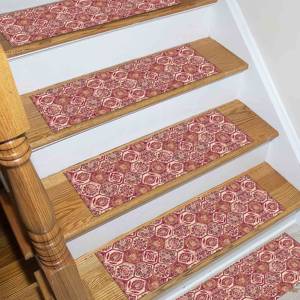 Tapis ethnique imprimé - Tapis moderne au design Kilim - Tapis floral pour chambre d'enfant - Product Image 5