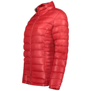 แจ็คเก็ตทรงสลิมฟิตสำหรับผู้หญิงเสื้อโค้ทขนเป็ดยืดหยุ่นได้เสื้อแจ็คเก็ตสำหรับเดินทางเสื้อแจ็คเก็ตกันลมคอตั้งและโลโก้ตามสั่ง - Product Image 3