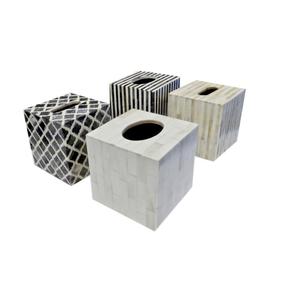 Design classique Meilleure qualité Boîte à mouchoirs en incrustation osseuse Look de designer Salle de bain Design élégant Au prix le plus bas - Product Image 1