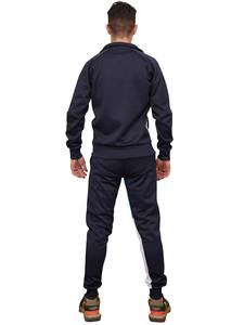 Mens Panelled Zip-through Collared Tracksuit Set <b>Joggers</b> Bottom Casual Street Wear Men Custom Logo Jogging Tracksuits RRI-MTS-26 - Product Image 6