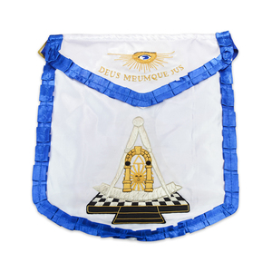 Masonic Blue Lodge Past Master delantal bordado a mano - Product Image 6