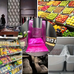 HDPE/LDPE bolsas de plástico multiusos, bolsa de camiseta precio barato - Product Image 2