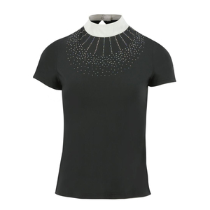 Quantité minimale de commande bas tissu extensible durable chemise d'équitation broderie vêtements équestres chemise de compétition de performance d'équitation - Product Image 3