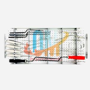 ชุดเครื่องมือผ่าตัดกระดูกสันหลังคุณภาพสูงสำหรับการผ่าตัดกระดูกต้นคอและกระดูกสันหลังส่วนเอว ชุดอุปกรณ์ออร์โธปิดิกส์สำหรับการผ่าตัดลามิเนคโทมี OM - Product Image 3