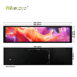 จอแสดงผลแบบพกพา Wisecoco ขนาด 11.3 นิ้ว FHD IPS รูปทรงยาว ความละเอียด 1920*440 สำหรับเคสคอมพิวเตอร์ PC รองรับ <span class=keywords><strong>Aida64</strong></span> - Product Image 5