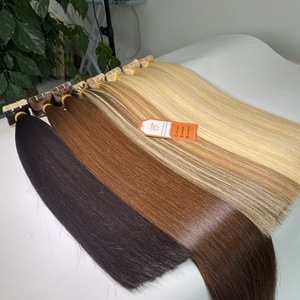 เทปต่อผมเรสเม่แบบ100% ผมมนุษย์แบบเวียดนามม้วนคู่แบบมีห่วงสีไม่ผ่านกระบวนการ - Product Image 4