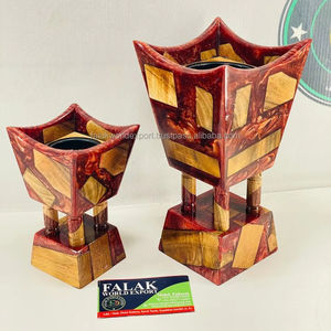 Quemador de Incienso de Resina Epoxi de Madera de Diseño Moderno, Quemador de Incienso Árabe Antiguo en Venta, Decoración del Hogar y Porta Incienso de FWE - Product Image 6