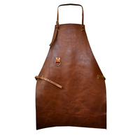 Tablier de coiffeur en cuir de grande taille, haute qualité, noir, gris, Design uni, multifonction, lavable, réglable