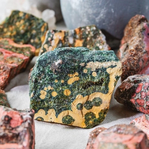 Piedra Natural de <span class=keywords><strong>Jaspe</strong></span> Oceánico al por Mayor, Forma Irregular de Alta Calidad, Decoración Coleccionable para el Hogar - Product Image 4