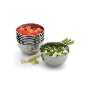 Bol de service en acier inoxydable de grande capacité pour servir des collations ou des plats d'accompagnement lors de dîners ou de fêtes de famille - Product Image 1