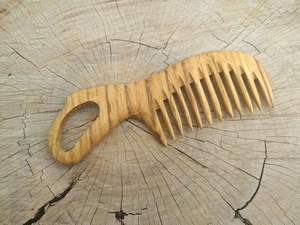 PEOPLE Peigne à cheveux à manche en bois fait à la main pour une utilisation en salon de l'Inde Peigne en bois en gros pour un usage commercial à vendre en - Product Image 2