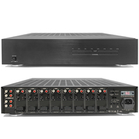 Amplificateur matriciel audio distribué à 8 zones, puissant amplificateur audio domestique intégré à 16 canaux 75W 8ohm par canal