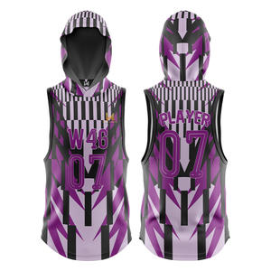 Personnalisable séchage rapide transfert de chaleur imprimé goutte à goutte style drapeau américain sans manches maillot de football respirant grande taille vêtements d'équipe - Product Image 4