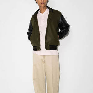 Veste universitaire pour homme de haute qualité en gros, col montant, imperméable, écologique, décontractée, streetwear, personnalisable, prix bas - Product Image 4