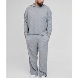 Conjunto Deportivo de 2 Piezas para Hombre, Chaqueta y Pantalón de Felpa de Algodón con Logotipo Personalizado 2026, Venta al Por Mayor - Product Image 4