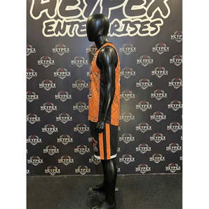 Conjunto de Uniforme de Baloncesto Reversible para Adultos, Impresión por Transferencia de Calor, Malla Elástica, Sin Mangas, Secado Rápido, Antibacteriano - Product Image 4