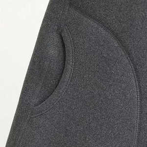 Chaleco con cremallera para uso en calor de otoño para hombres mayores, ventas al por mayor, tamaño europeo ligero, bolsillo de algodón cálido suave a prueba de viento de talla grande - Product Image 2