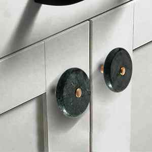 White & Cream Marble Knobs <b>Large</b> Top selling Marble Knobs With Custom Color Shape Size Made In India Item - Product Image 3