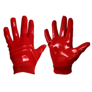 100% gants de Football américain de haute qualité conçoivent votre propre logo personnalisé imprimé gants de Football américain pour adultes - Product Image 2