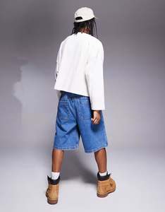 Short en jean pur coton de haute qualité pour hommes, nouveau design classique et décontracté, solide, vente en gros de shorts pour hommes avec nouvelle poche - Product Image 3