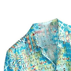 เสื้อยืดลายดอกไม้สำหรับผู้ชายทรงโอเวอร์ไซส์ผ้าคอตตอน100% ดีไซน์แบบระเหิดสีพื้น - Product Image 3