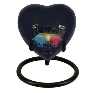 Urnes de crémation personnalisables avec support Urne en forme de cœur en métal faite à la main Urnes de cendres pour adultes et animaux de compagnie Prix de gros - Product Image 6