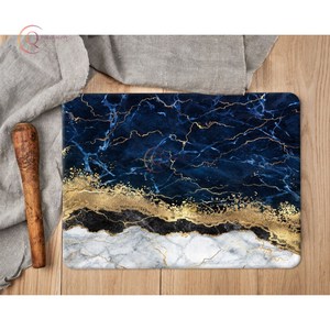 Tabla de cortar de cocina fantástica en fabricante de mármol puro bloque de corte decorativo de mármol azul oscuro Natural para utensilios de cocina - Product Image 6