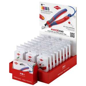 For Knipex KNIPEXTEND 2 Counter Display TetheredTool Clips ColorCode Interfaces for <b>Pliers</b> 24-Piece <b>Set</b> - Product Image 1