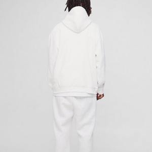 Sudaderas con capucha de hombre de la mejor calidad Sudaderas Unisex Jersey de gran tamaño Logotipo personalizado Peso pesado en blanco 100% Algodón Hecho Sudadera con capucha blanca - Product Image 4