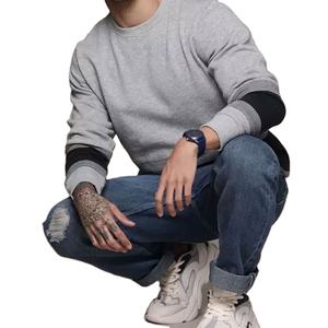 Sudadera de Algodón Clásica de Alta Calidad para Hombre, Estilo Urbano, Color Sólido, Manga Larga Térmica, Sudadera de Primavera para Hombre 2026 - Product Image 3