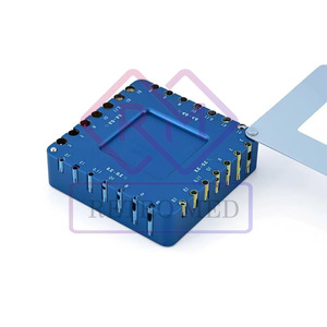 Sistema de Cirugía de perforación guiada de titanio Kit de tapón de fresas de osseodensificación de implantes dentales POR INSTRUMENTOS MEDICAB - Product Image 6