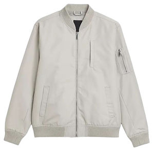 Chaqueta Bomber Casual de Invierno para Hombre, Tela de Lona, Ligera, Impermeable, Ecológica, Estilo Moderno, Ajuste Cómodo - Product Image 1