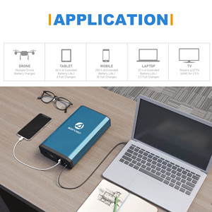 ACOPOWER HY X230 193Wh 52000mAh Stazione di Alimentazione Portatile USB C PD 60W QC3.0 Torcia LED Blu - Product Image 3