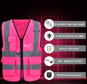 Hi Vis Winter Workwear with FR <b>Reflective</b> <b>Vest</b> and Multi-Pockets Waterproof Safety <b>Vest</b> and T-shirt Customizable Logo - Product Image 2