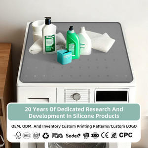 Newly Designed Eco-Friendly <b>Silicone</b> Washer Top Cover Washing Machine Protector Tray Non-Slip Pad - Product Image 4