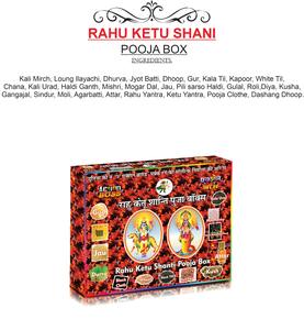 RAHU KETU POOJA BOX Kit spirituel quotidien pour le culte traditionnel à domicile Composants triés sur le volet et célébrations parfumées - Product Image 3